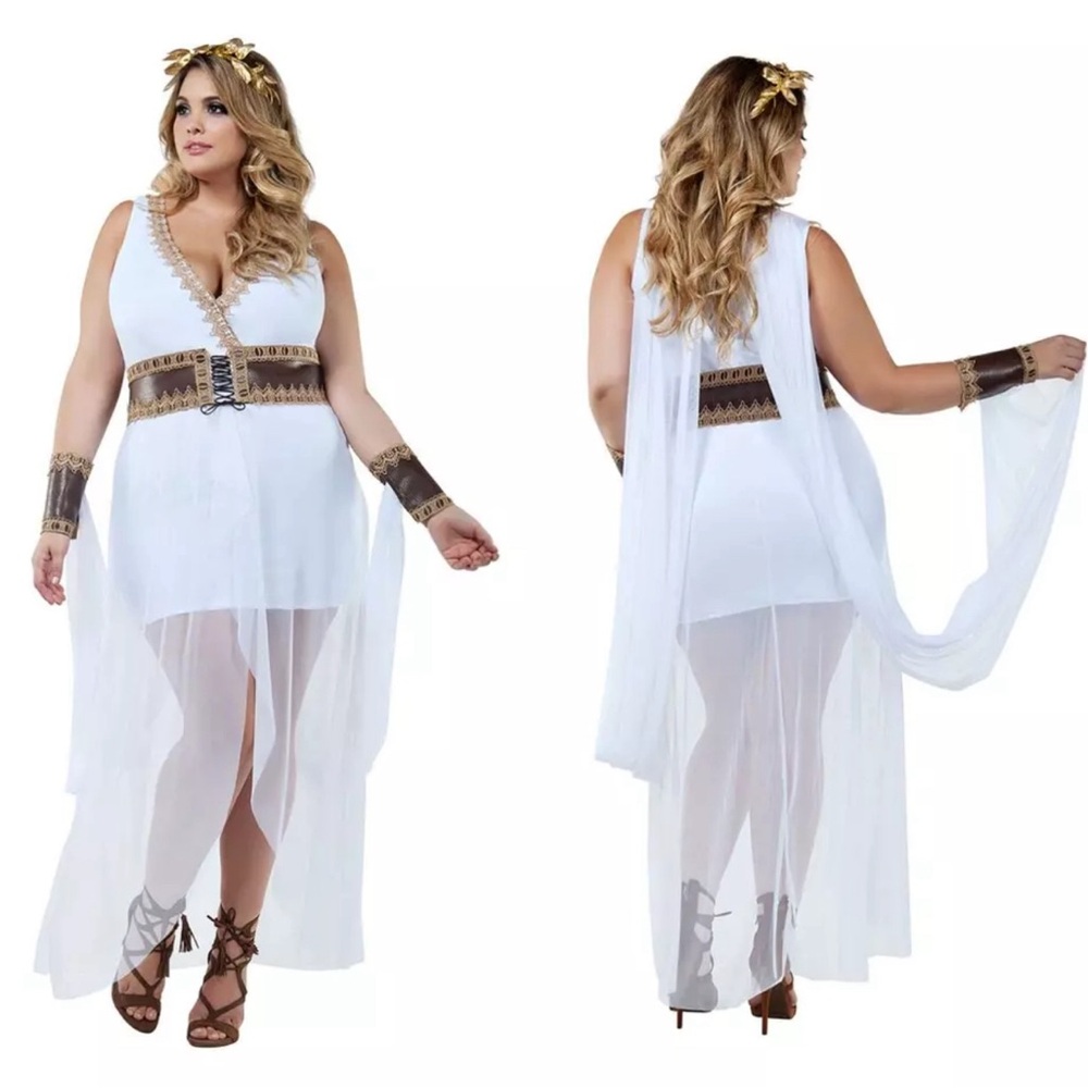 Golden Grecian Goddess pluz size Costume size 3x